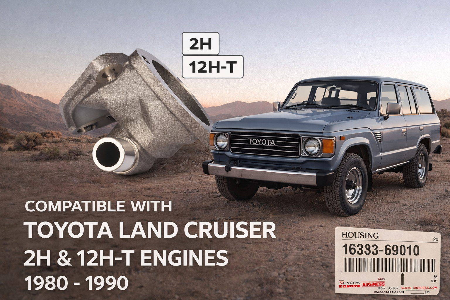 Thermostat Housing Lower - OEM 16333-68010